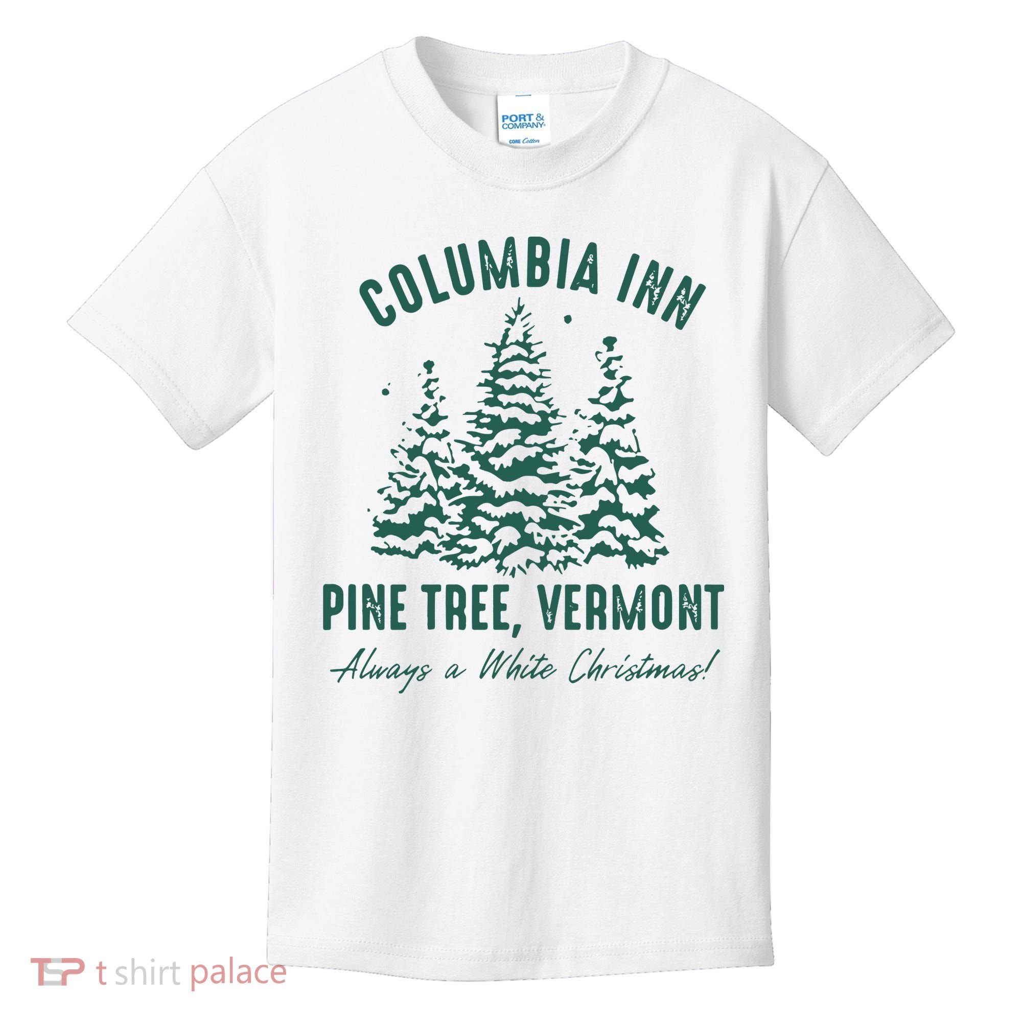 Columbia Inn Pine Tree Vermont Sweatshirt A White Christmas Bing Crosby Kids T-Shirt