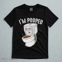 Cool IM Pooped Funny Dirty Toilet Bowl Joke Lover Gift T-Shirt thumb 5