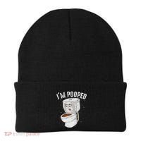 Cool IM Pooped Funny Dirty Toilet Bowl Joke Lover Gift Beanie thumb 0