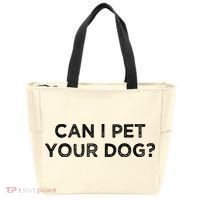 Can I Pet Your Dog Tote Bag thumb 0
