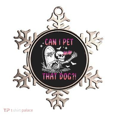 Can I Pet That Dog Skeleton Halloween Ornament