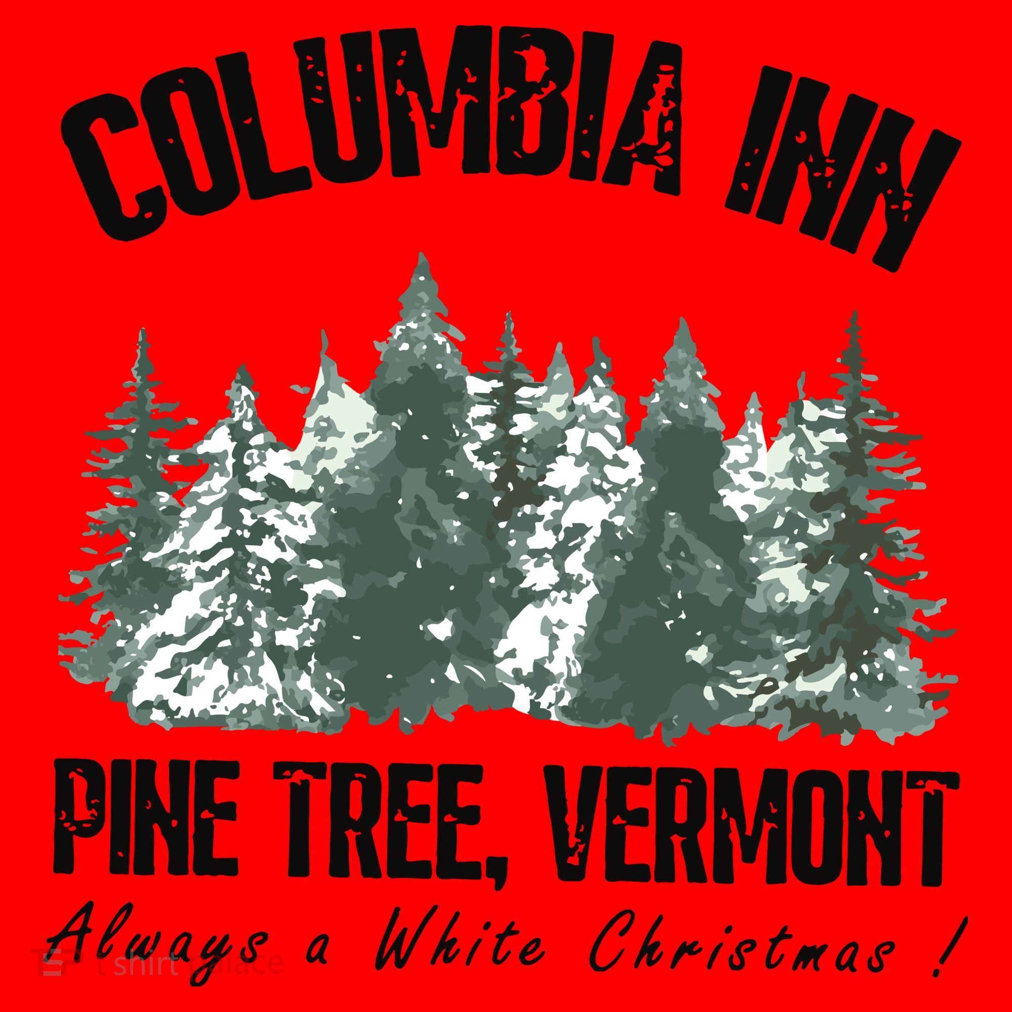 Columbia Inn Pine Tree Vermont Americas Snow Playground A White Christmas Santa Hat