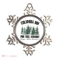 Columbia Inn Pine Tree Vermont Americas Snow Playground A White Christmas Ornament thumb 0