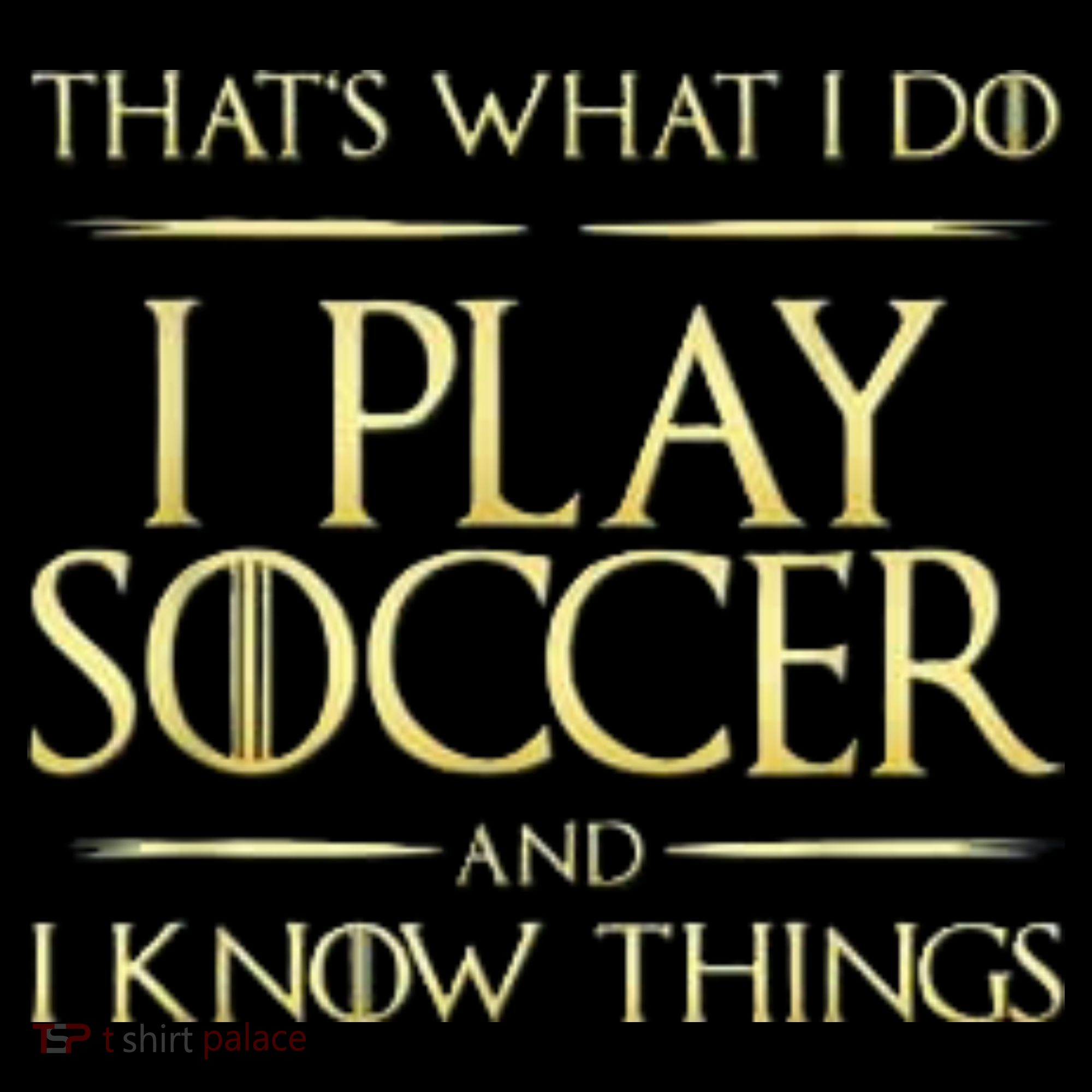 Cool I Play Soccer And I Know Things Ornament