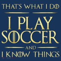 Cool I Play Soccer And I Know Things Women's Long Sleeve Shirt thumb 2