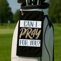 Can I Pray For You Christian Love Religious Golf Towel thumb 2
