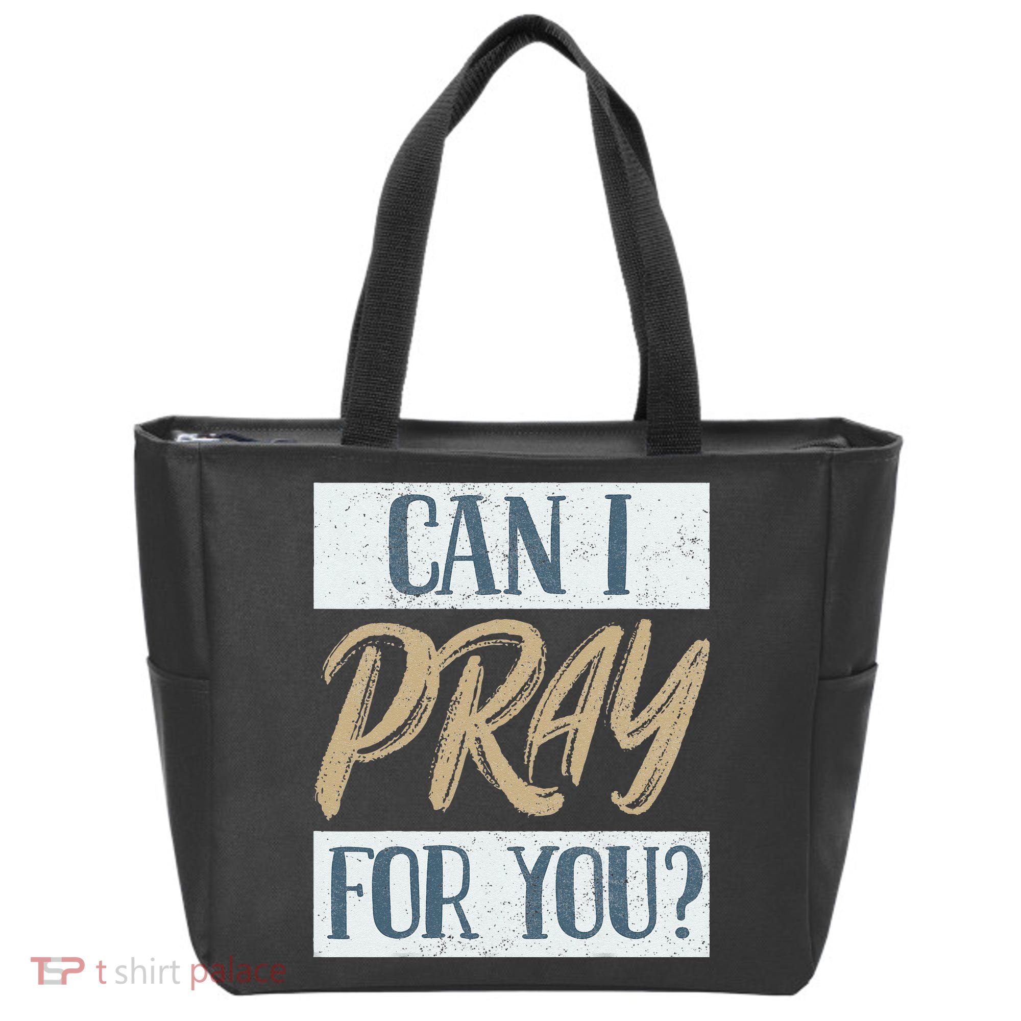 Can I Pray For You Christian Love Religious Tote Bag