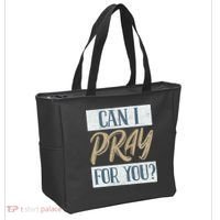 Can I Pray For You Christian Love Religious Tote Bag thumb 2
