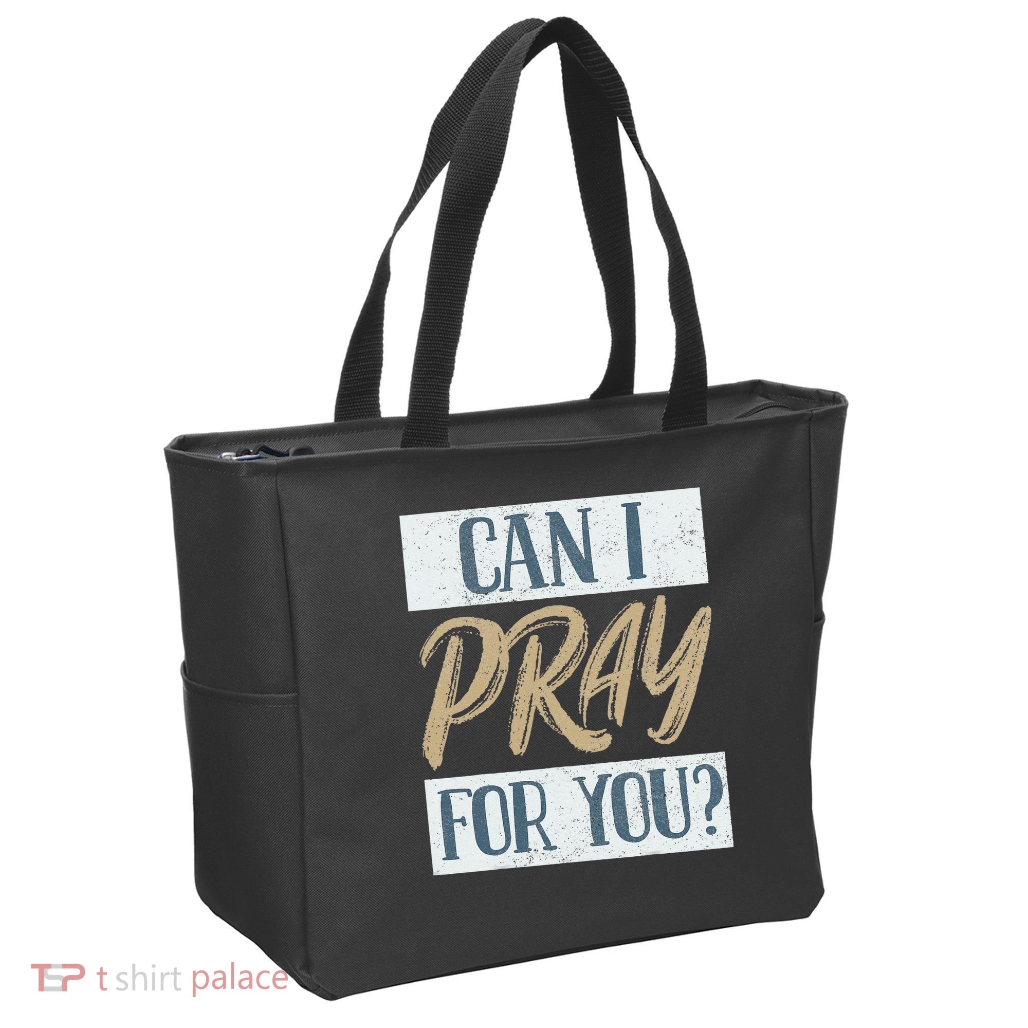 Can I Pray For You Christian Love Religious Tote Bag
