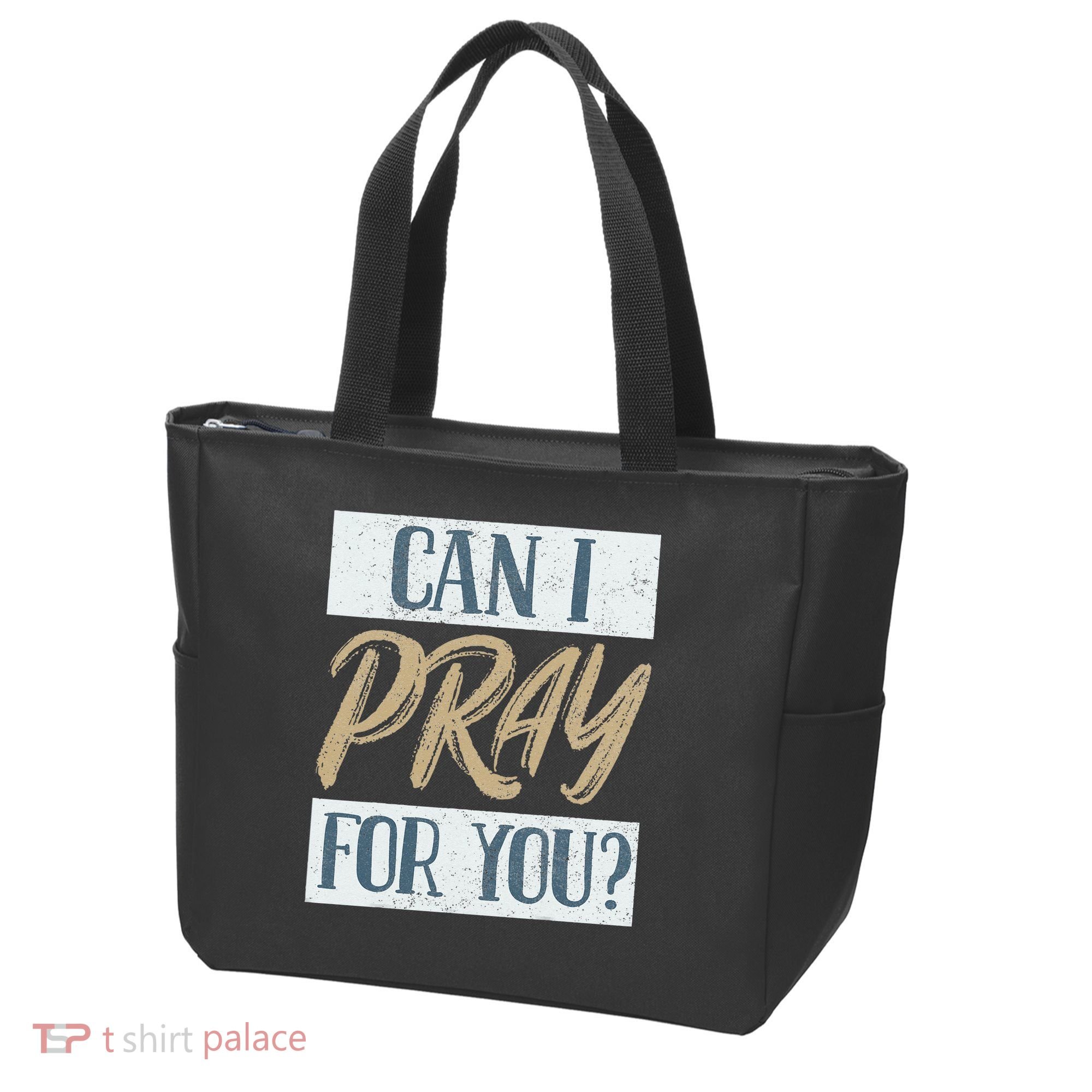 Can I Pray For You Christian Love Religious Tote Bag