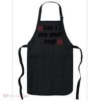 Can I Pet Your Dog? Funny Cute Pet Lover Saying Apron thumb 0