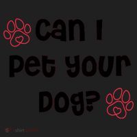 Can I Pet Your Dog? Funny Cute Pet Lover Saying Golf Towel thumb 3