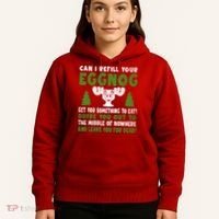 Can I Refill Your Eggnog Christmas Vacation Quote Hoodie thumb 5