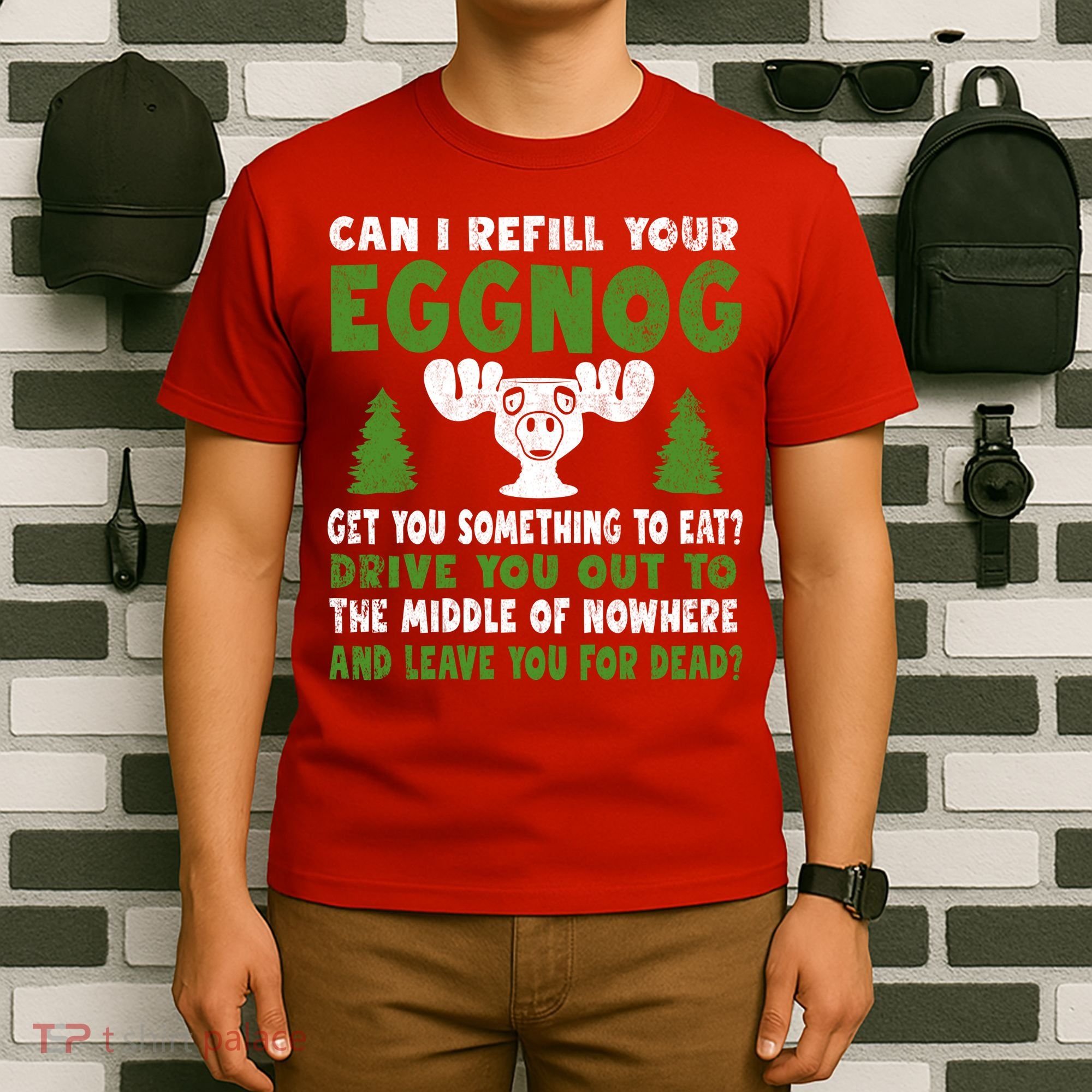 Can I Refill Your Eggnog Christmas Vacation Quote T-Shirt
