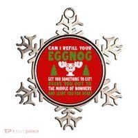 Can I Refill Your Eggnog Christmas Vacation Quote Ornament thumb 0