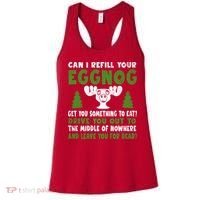 Can I Refill Your Eggnog Christmas Vacation Quote Women's Tank Top thumb 0