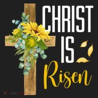 Christ Is Risen Sunflower Cross Easter Tumbler thumb 3