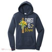 Christ Is Risen Sunflower Cross Easter Women's Hoodie thumb 0