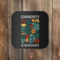 Community Is Resistance Coaster thumb 0
