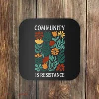 Community Is Resistance Coaster thumb 0