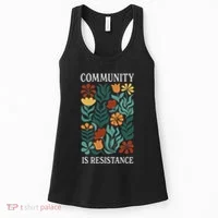 Community Is Resistance Women's Tank Top thumb 0