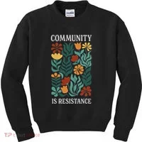 Community Is Resistance Kids Sweatshirt thumb 0