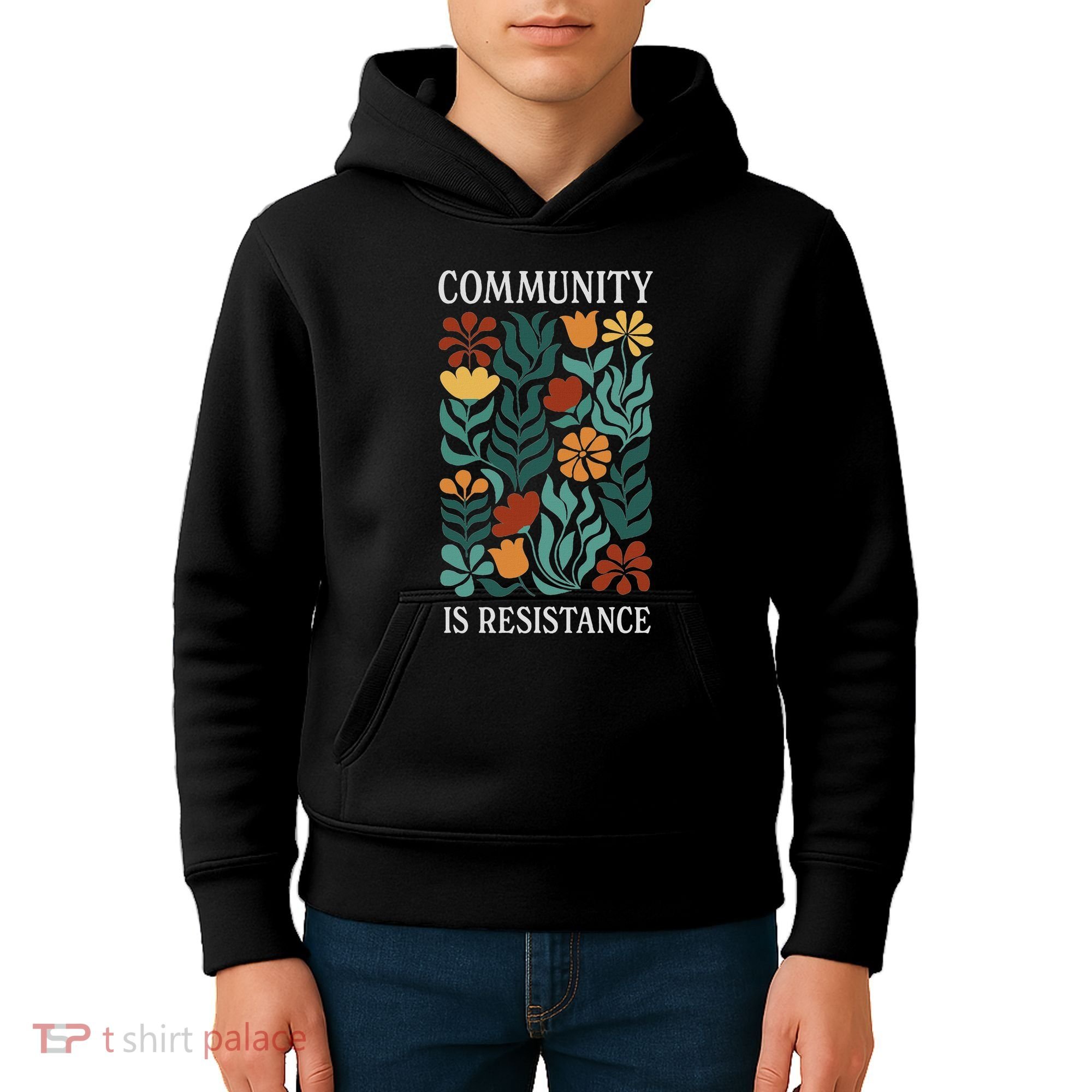 Community Is Resistance Kids Hoodie