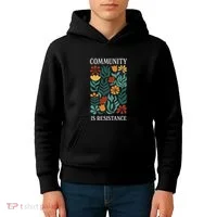 Community Is Resistance Kids Hoodie thumb 4