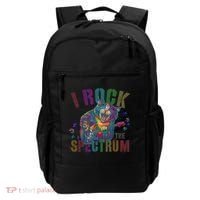 Cute I ROCK THE SPECTRUM Autism Awareness Mommy Respect Backpack thumb 0