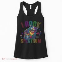 Cute I ROCK THE SPECTRUM Autism Awareness Mommy Respect Women's Tank Top thumb 0