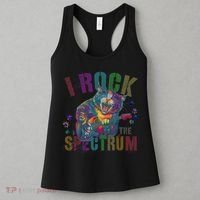Cute I ROCK THE SPECTRUM Autism Awareness Mommy Respect Women's Tank Top thumb 3