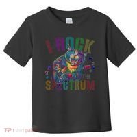 Cute I ROCK THE SPECTRUM Autism Awareness Mommy Respect Toddler T-Shirt thumb 0