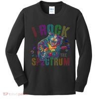 Cute I ROCK THE SPECTRUM Autism Awareness Mommy Respect Kids Long Sleeve Shirt thumb 0