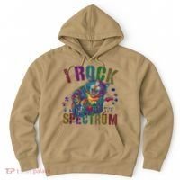 Cute I ROCK THE SPECTRUM Autism Awareness Mommy Respect Hoodie thumb 0