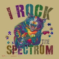 Cute I ROCK THE SPECTRUM Autism Awareness Mommy Respect Hoodie thumb 2