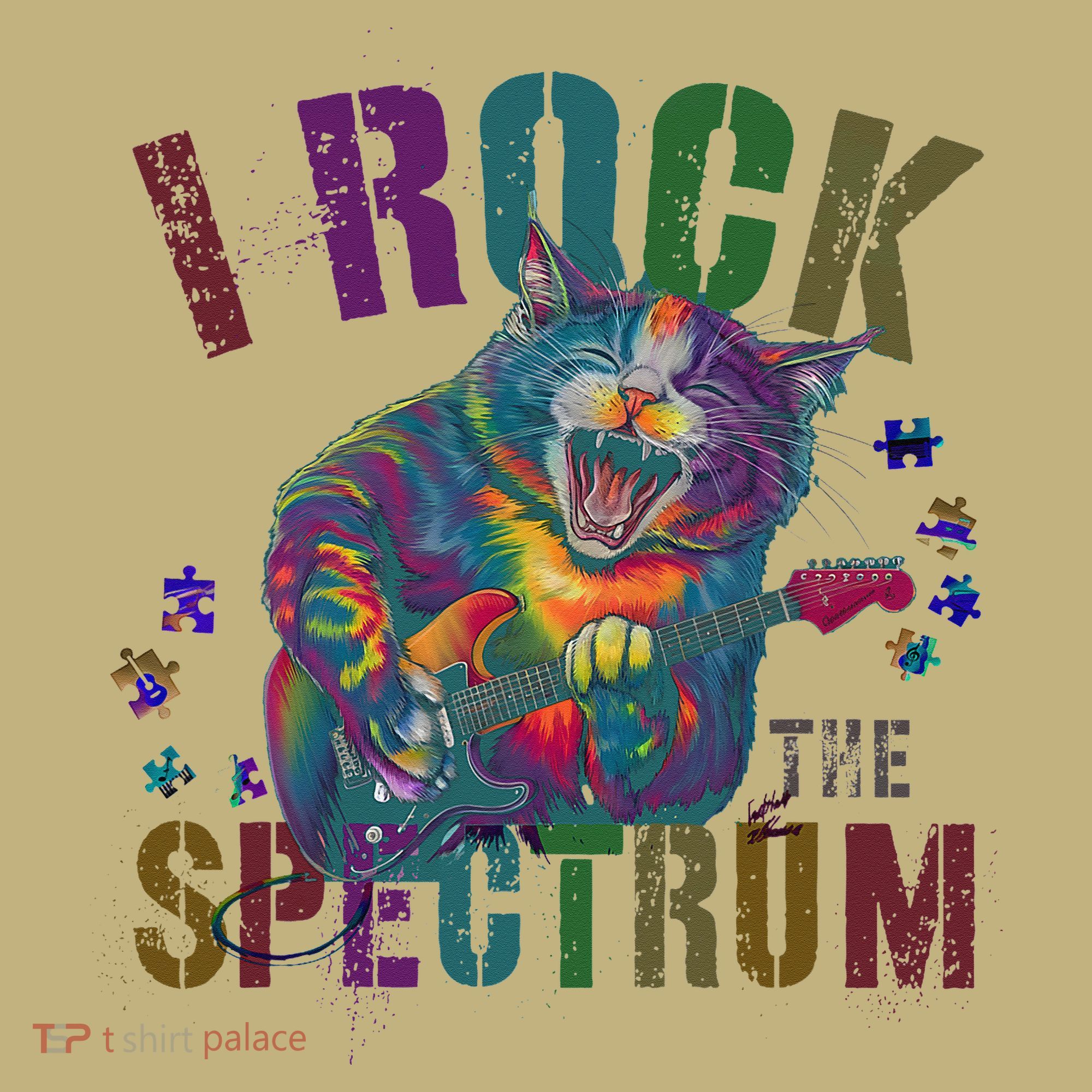 Cute I ROCK THE SPECTRUM Autism Awareness Mommy Respect Sweatshirt