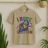 Cute I ROCK THE SPECTRUM Autism Awareness Mommy Respect T-Shirt thumb 2