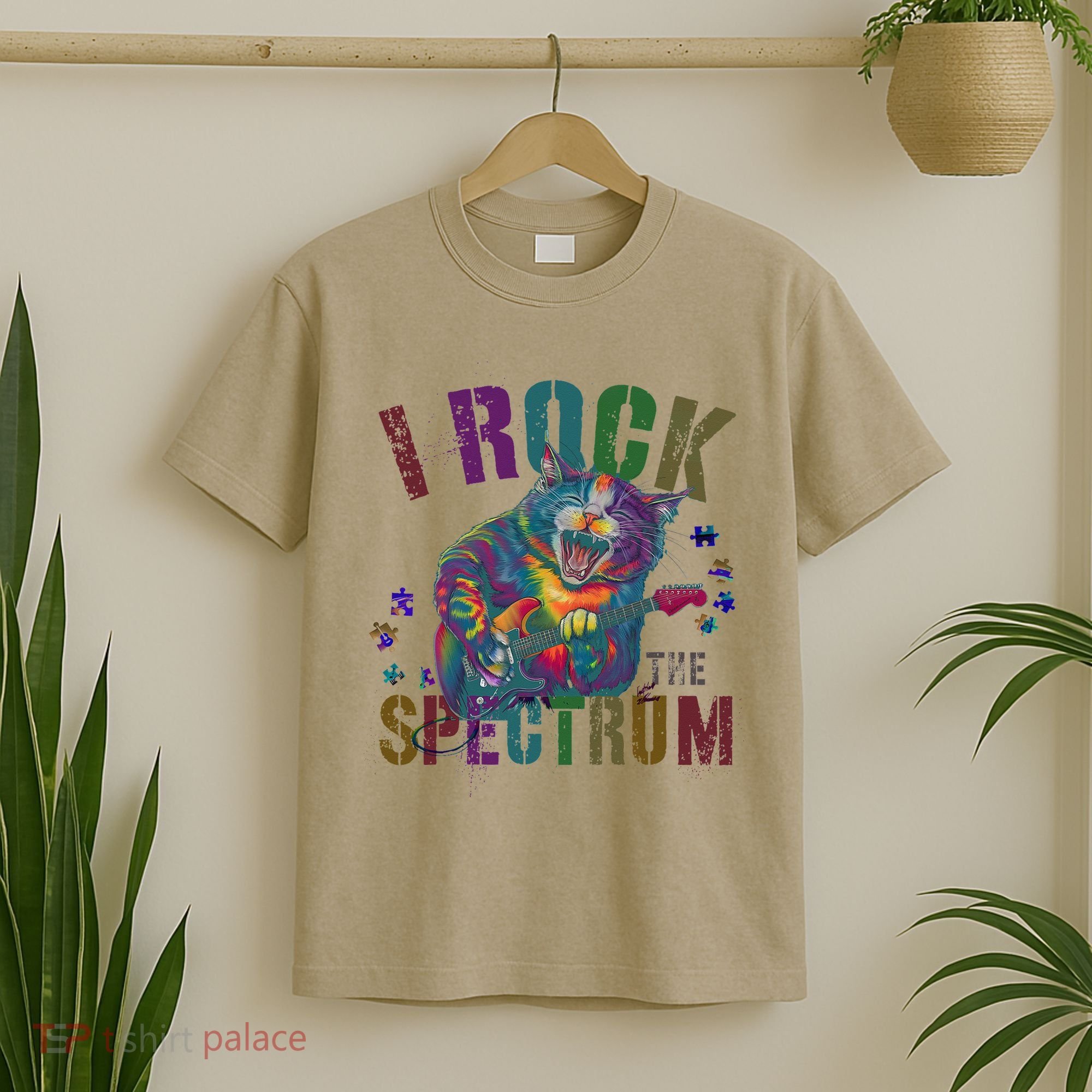 Cute I ROCK THE SPECTRUM Autism Awareness Mommy Respect T-Shirt