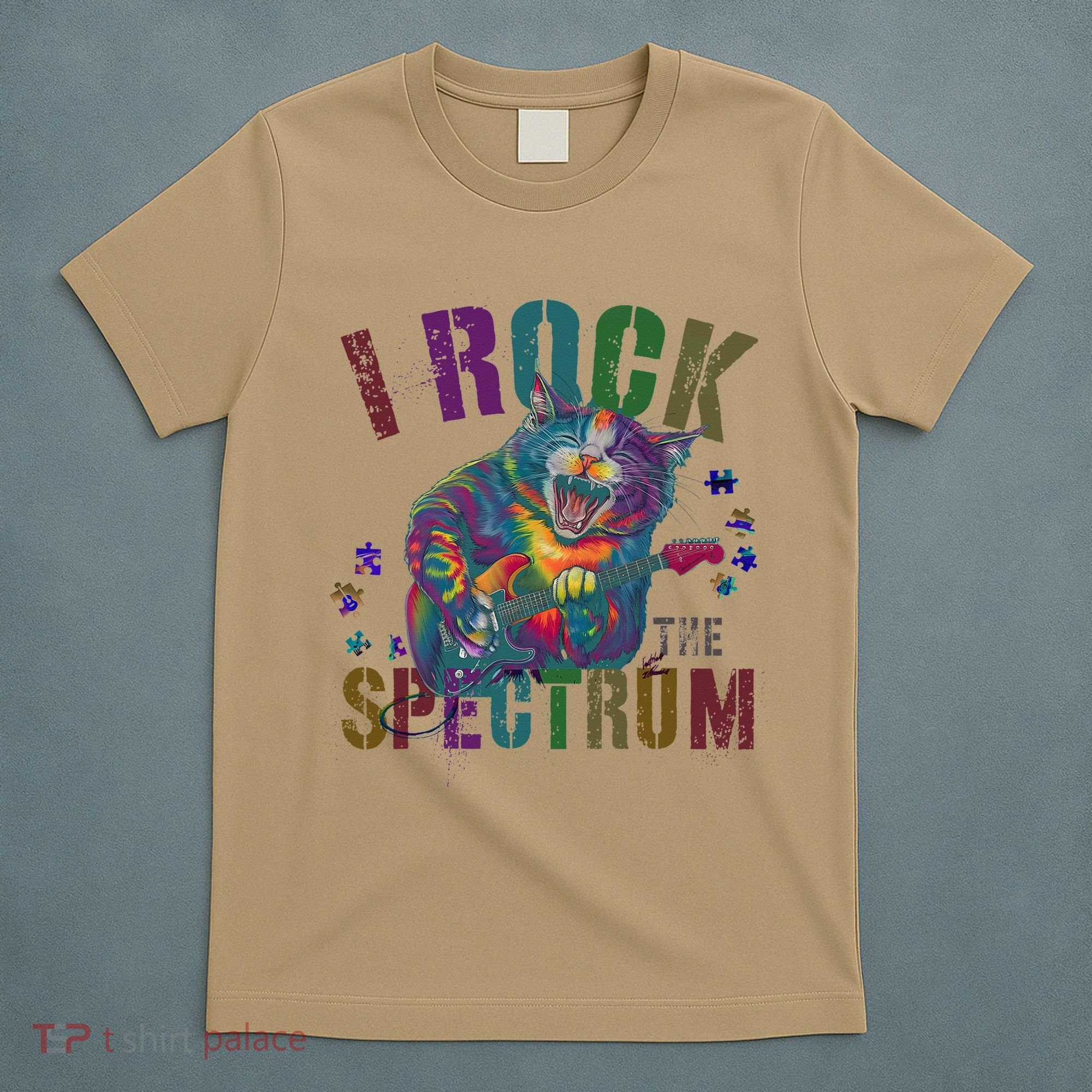 Cute I ROCK THE SPECTRUM Autism Awareness Mommy Respect T-Shirt