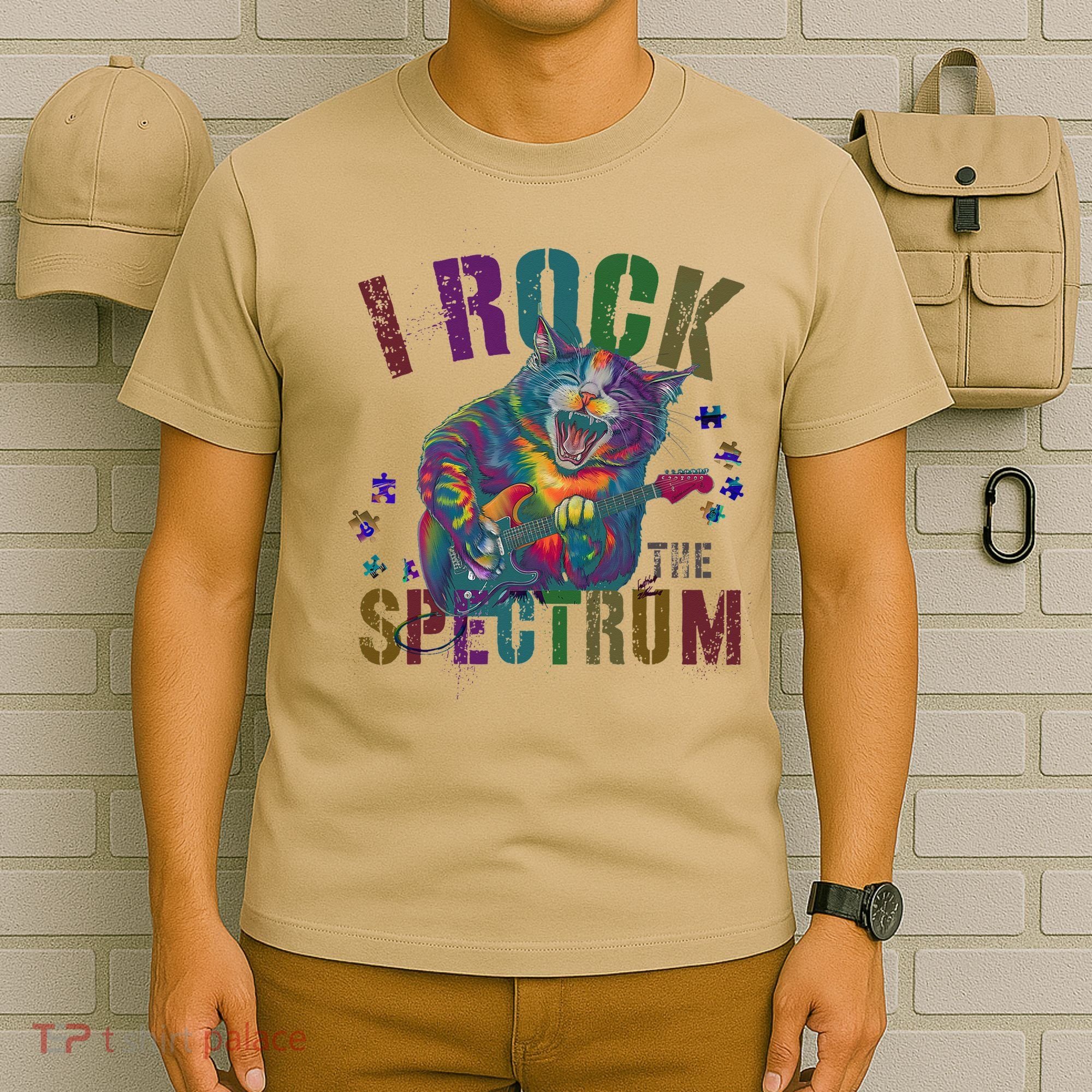 Cute I ROCK THE SPECTRUM Autism Awareness Mommy Respect T-Shirt