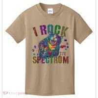 Cute I ROCK THE SPECTRUM Autism Awareness Mommy Respect Kids T-Shirt thumb 0
