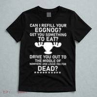 Can I Refill Your Eggnog Funny Christmas Vacation Quote T-Shirt thumb 5