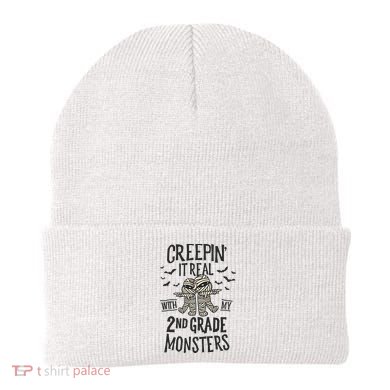 Creepin It Real With My 2nd Grade Monsters Halloween Teacher Beanie