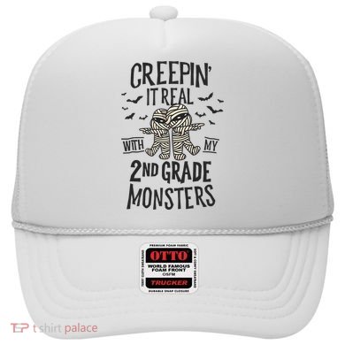 Creepin It Real With My 2nd Grade Monsters Halloween Teacher Hat