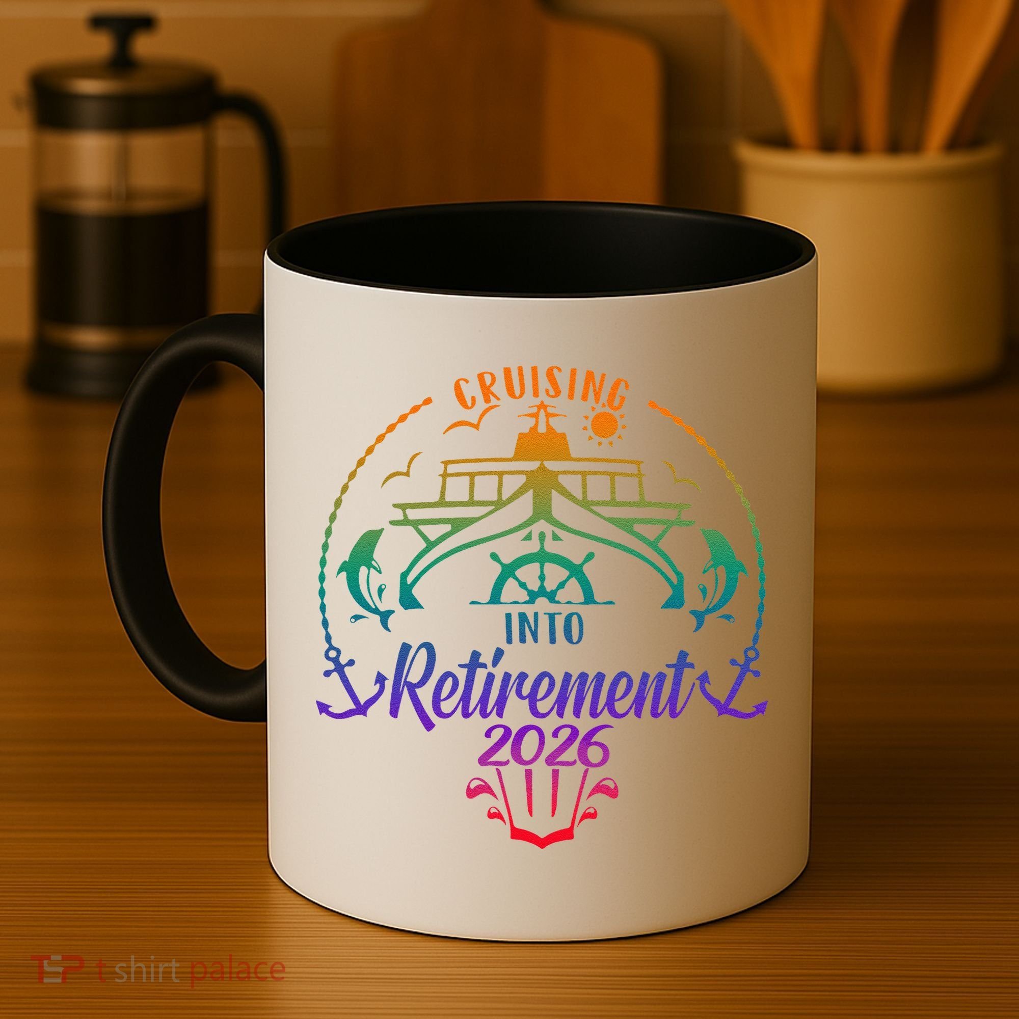 Cruising Into Retirement 2026 Coffee Mug