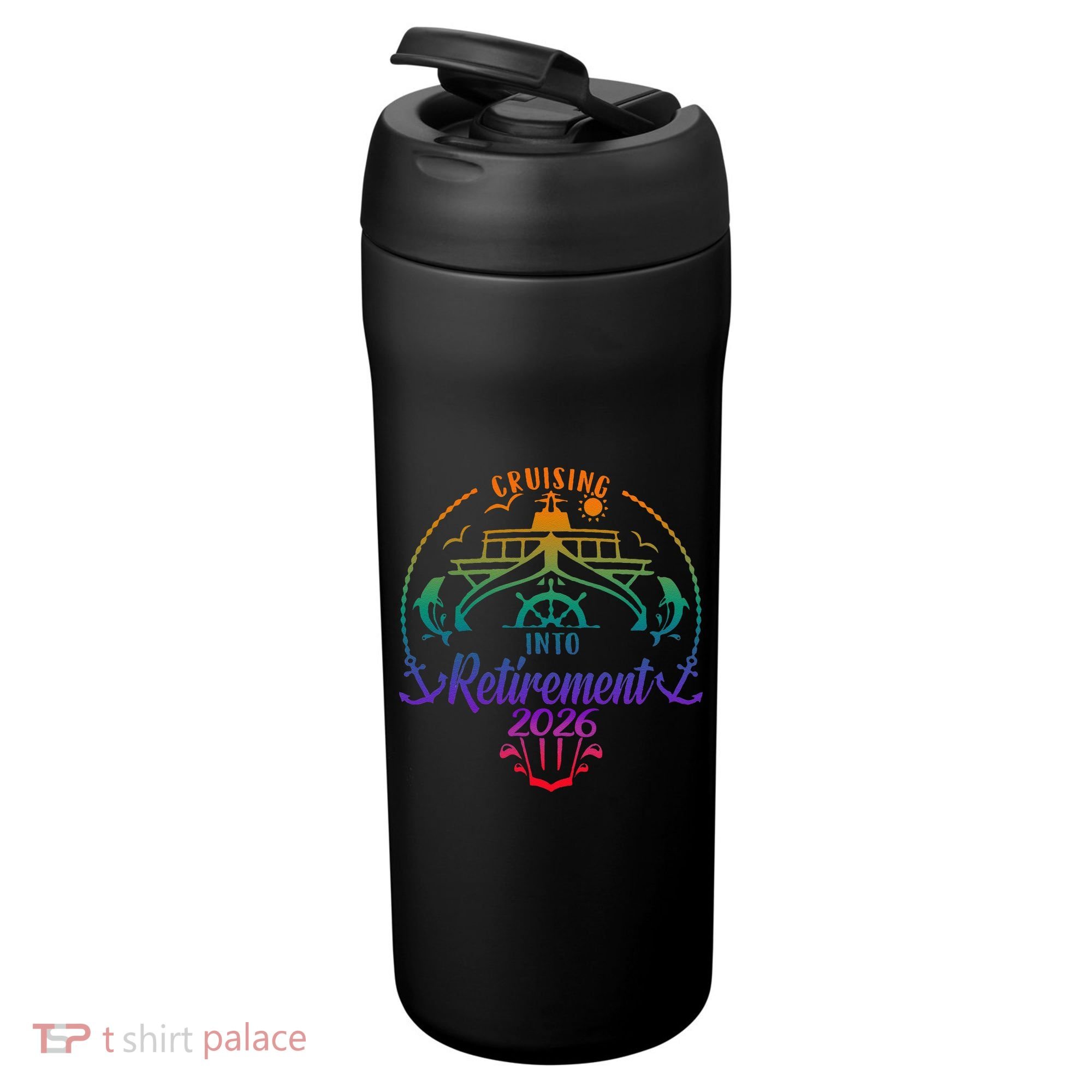 Cruising Into Retirement 2026 24oz Duet Stainless Steel Tumbler