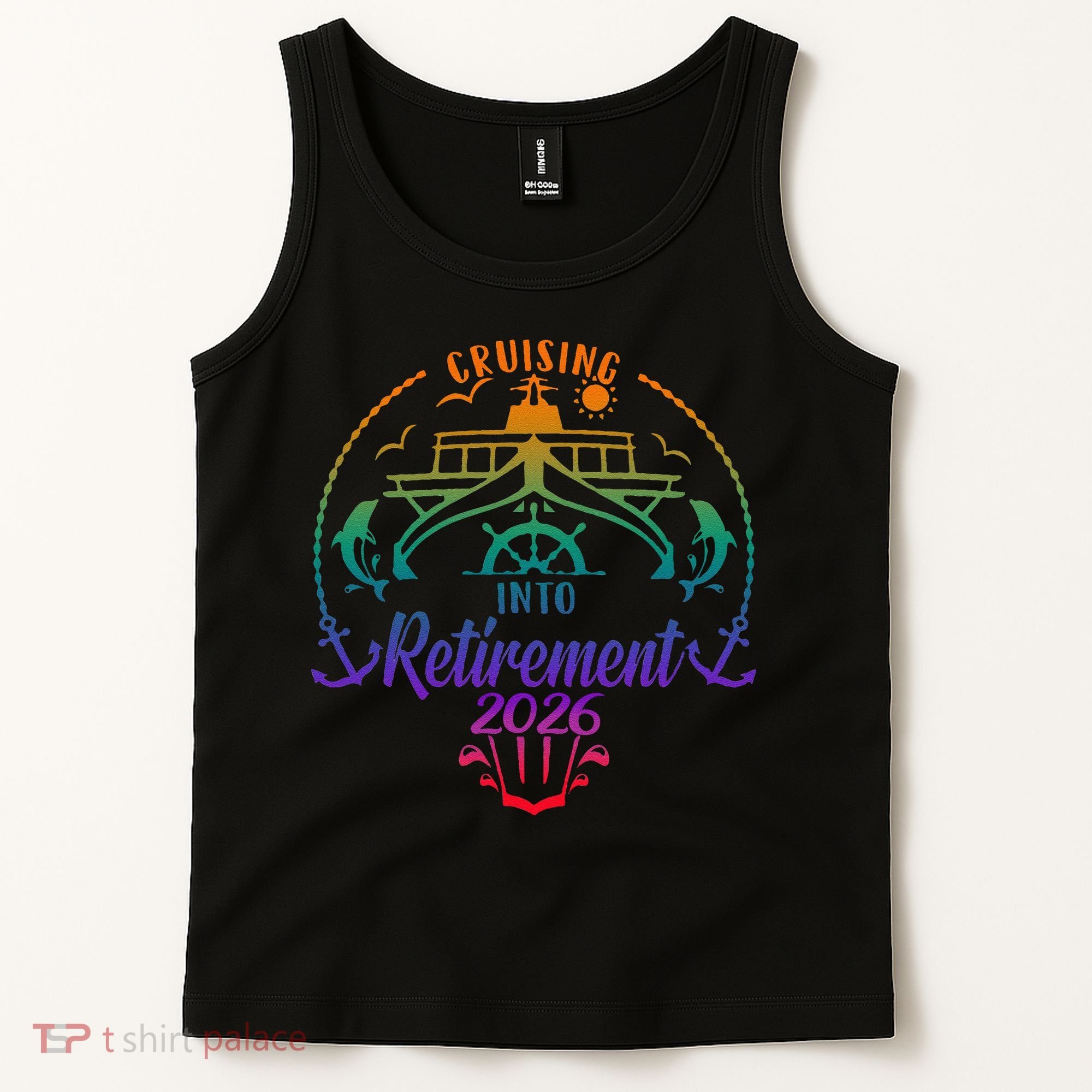 Cruising Into Retirement 2026 Tank Top