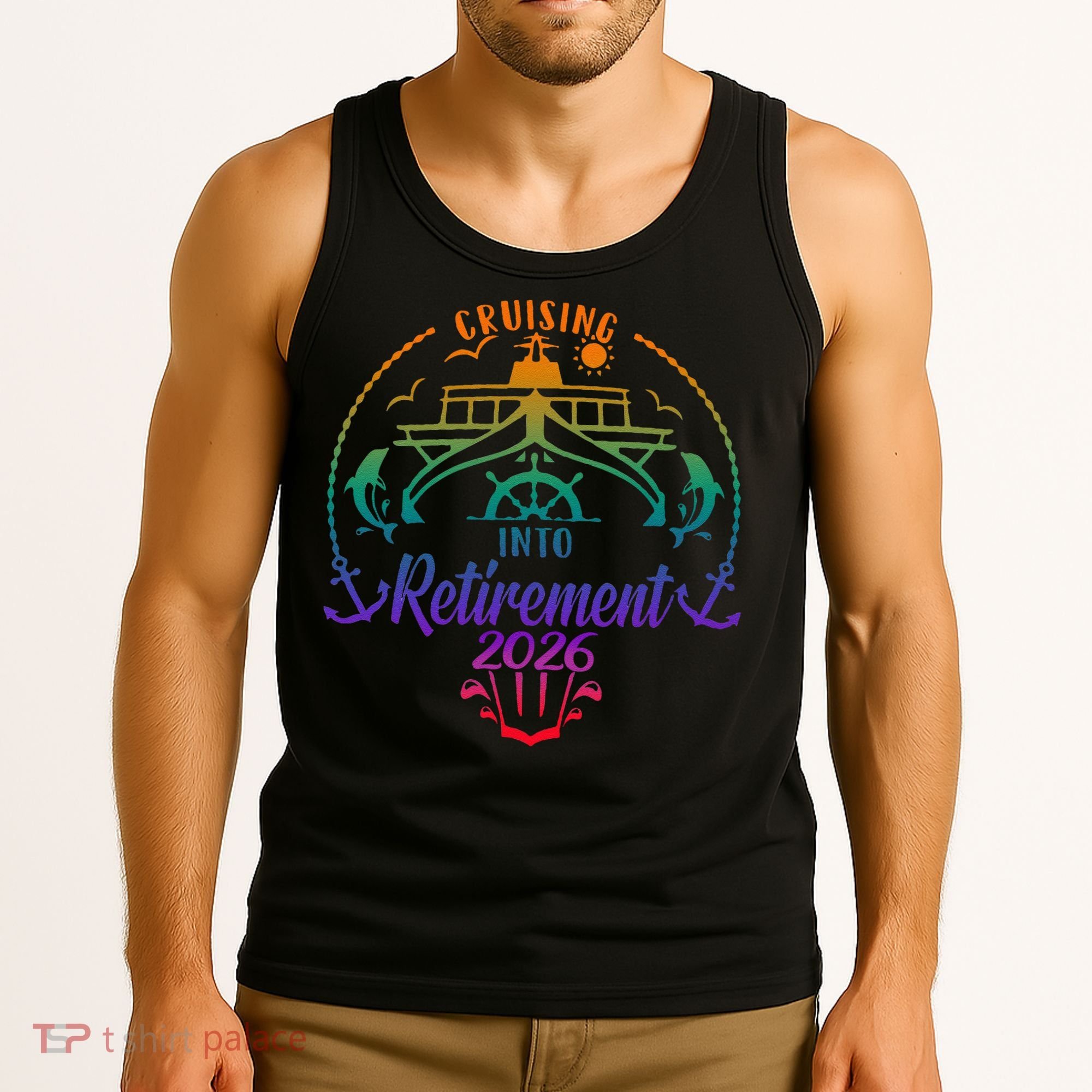 Cruising Into Retirement 2026 Tank Top