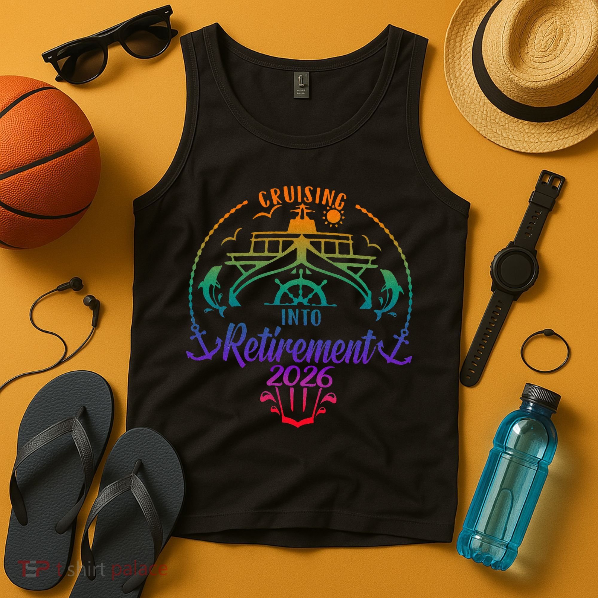 Cruising Into Retirement 2026 Tank Top