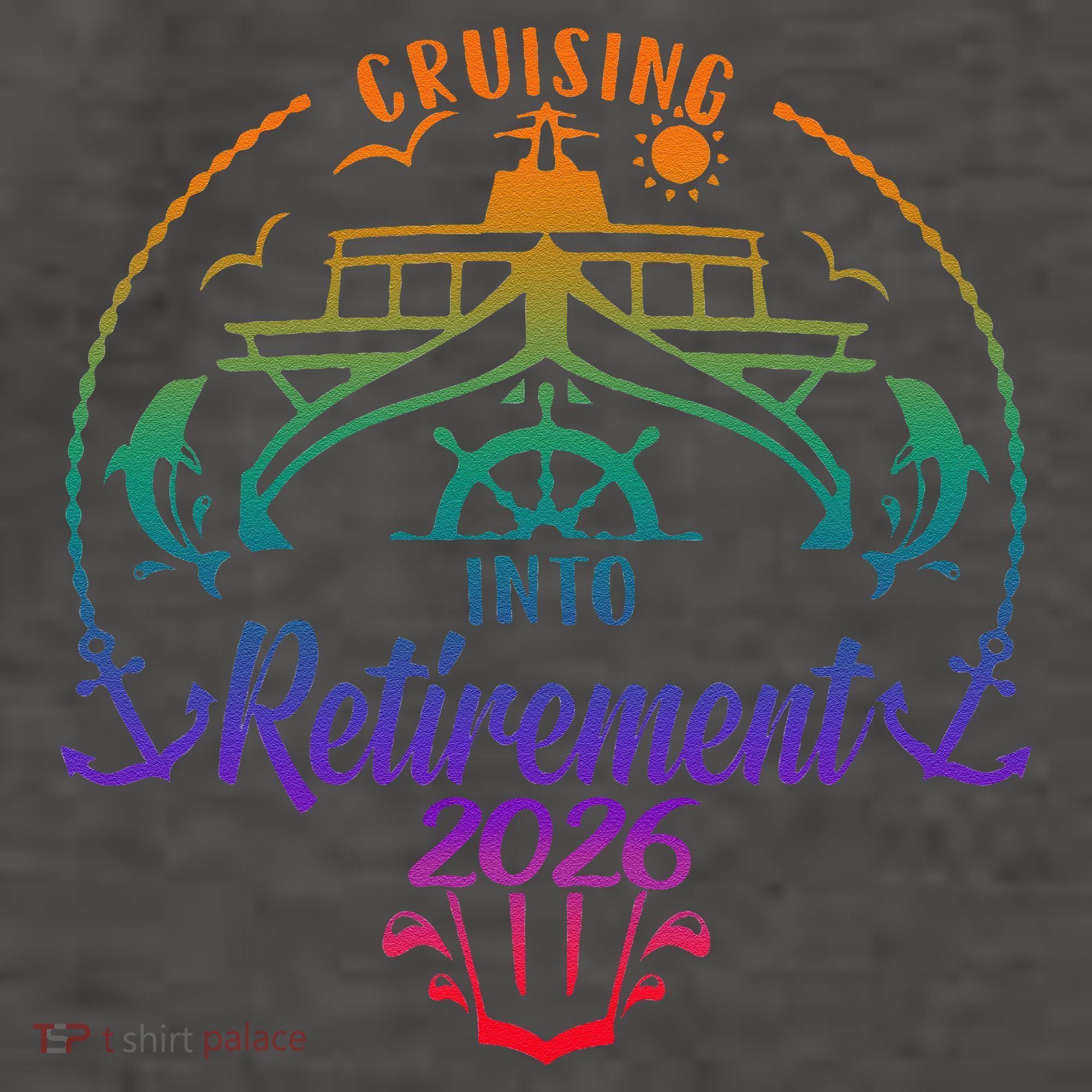 Cruising Into Retirement 2026 Vector Backpack